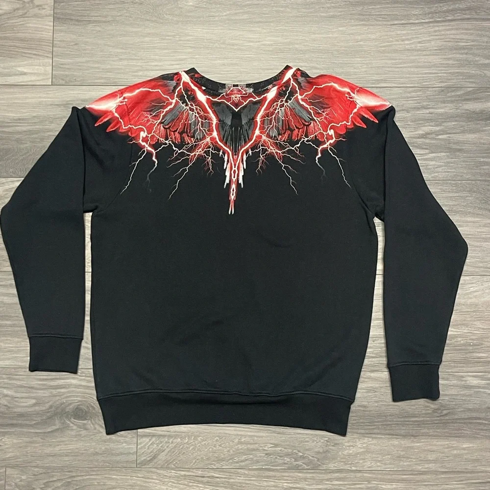 Marcelo Burlon Wings & Lightning Crew Neck | BRAND NEW | Size M - Picture 2 of 7